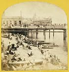 Great Beach [Stereoview Blanchard 1860s]